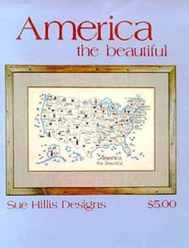 America The Beautiful 406 x 243 Sue Hillis Designs 7491