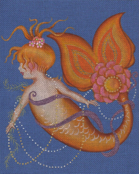 4411 Leigh Designs Blossom Mermaid 8" x 10" 18 Mesh Water Baby