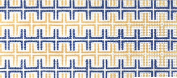 SOS2002 Navy & Yellow Keys 18 Mesh 6in x 2.75in BB Size Son of a Stitch Designs