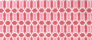 SOS2003 Pink on Pink 18 Mesh 6in x 2.75in BB Size Son of a Stitch Designs