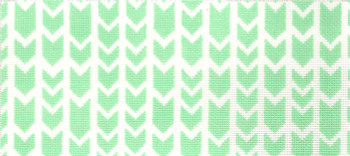 SOS6006  Green Arrows 18 Mesh 8.5in x 3.5in BR Size Son of a Stitch Designs