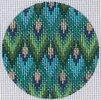 TM-23 Bargello Round 3” Round 18 Mesh TANYA MERTEL Danji Designs