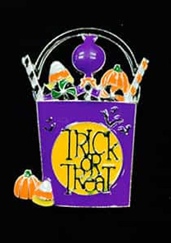 Halloween:  Treat Or Treat Candy Bag Big Buddy Needle Minder The Meredith Collection ( Formerly Elizabeth Turner Collection)