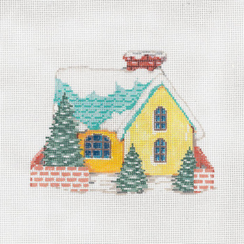 X-mas House II - May  6 x 4.5 Sandra Gilmore 18 Mesh 18-1032 