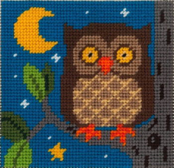 Little Moon Qulckpoint Kit  6-009 Owl 9x9  Sandra Gilmore 6 Mesh