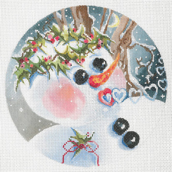 JJO-2102 Mrs. Snowman/Tree/Moon 18g, 7" diameter JOY JUAREZ  