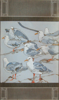 JJP-3049 Seagulls Tapestry 18g, -13.5" x 22.5"JOY JUAREZ