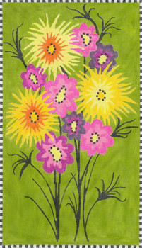 MS053 Flowers For Jessi 18g, 8.25" x 14.25" Machelle Somerville