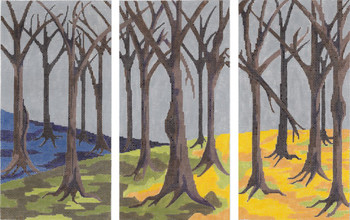 MS058B The Woods (Center) 14g, 6" x 12" Machelle Somerville