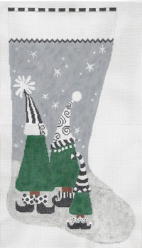 MS068 Evergreen Party Stocking 14g 11″ x 20″ Machelle Somerville  