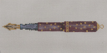 GS-412P Burgundy and Gold Pen 18g, in Pewter Sharon G
