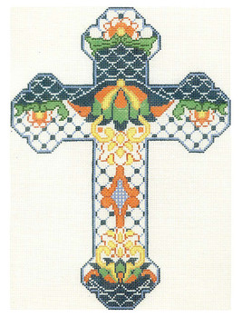 444-TA Cross Intricate Talavera #2 Creative Needle