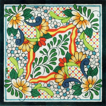 587-TA Talavera Design 13g, 12" x 12"Creative Needle