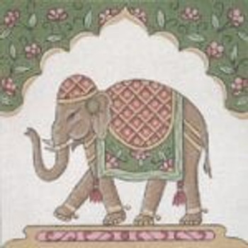 OD-196  Oriental Elephant-1 13g, 10" x 10"Creative Needle