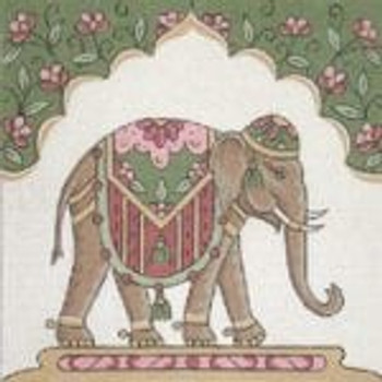 OD-197 Oriental Elephant-2 13g, 10" x 10"Creative Needle