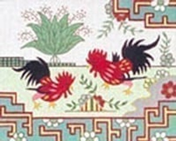 OD-405 Small Rooster  11" x 9"Creative Needle