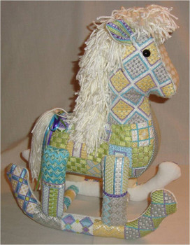 3D Baby Rocking Horse  16” x 13” 18 Mesh Sew Much Fun