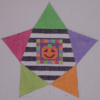 HW119A Star Shape w/ Pumpkin EyeCandy Needleart