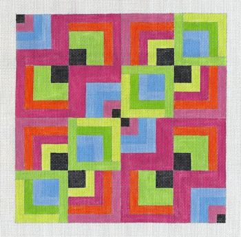 G100 Lilly Maze 8x8 EyeCandy Needleart