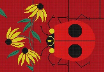 Bug That Bugs Nobody HC-B134  Charley Harper  13 Mesh 12 1⁄2 x 9