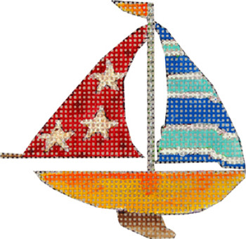 N-205/5 Sailboat 18 Mesh 3 X 2.75 Renaissance Designs