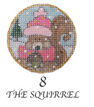N-190/8 The Squirrel 4.5" Diameter 13 Mesh Renaissance Designs