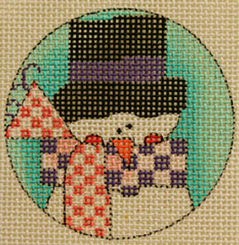 N-S-133/2 Frosty Friend  2 18 Mesh 2.5 Diameter Renaissance Designs