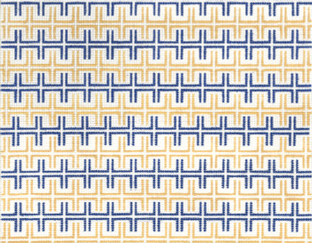 SOS7002 Navy & Yellow Keys 10.25in x 8.25in BF Size Son of a Stitch Designs