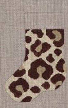 STK102 J. Child Designs Stocking mini leopard