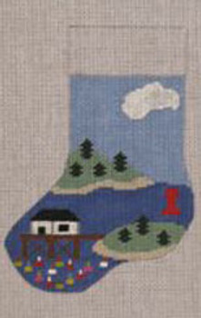 STK104 J. Child Designs Stocking mini harbor