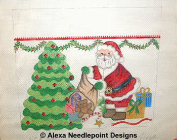 SCF106 13 Mesh Alexa Designs Stocking Topper