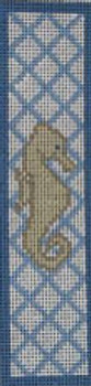 BKM218 J. Child Designs Bookmark seahorse 13 Mesh