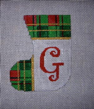 420-RG	Red/Green	Plaid Mini Sock   Mesh Beth Gantz Designs