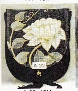 A-022 13 Mesh Flower Sophia Designs Purse