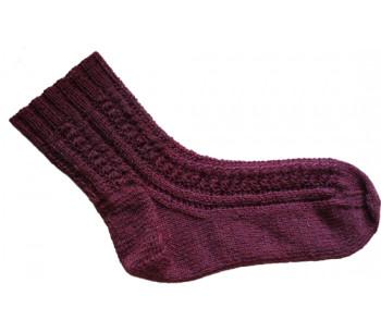 p-j-088 Sock Jojoland Knitting Pattern CORAL BEAN