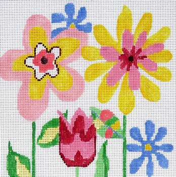 112d Small Spring Concert #2 Jean Smith Designs 8" Square 13 mesh