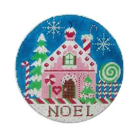 Christmas Ornament C109 Sweet Noel 5.75"RD 18 Mesh Shelly Tribbey Designs