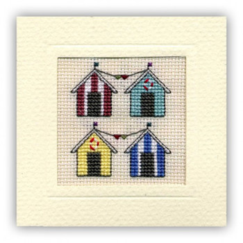 Card Kit Beach Huts Textile Heritage Collection MCBH 