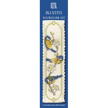 Bookmark Kit Bluetits Textile Heritage Collection BKBT