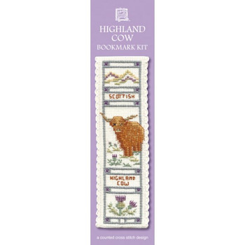 Bookmark Kit Highland Cow Textile Heritage Collection BKHC