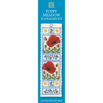 Bookmark Kit Poppy Meadow Textile Heritage Collection BKPM 