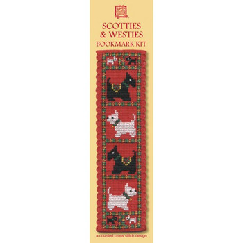 Bookmark Kit Scotties And Westies Textile Heritage Collection BKSW 