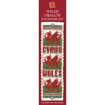 Bookmark Kit Welsh Dragon Textile Heritage Collection  BKWD 