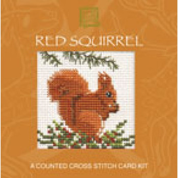 Card Kit Red Squirrel Textile Heritage Collection CMSQ