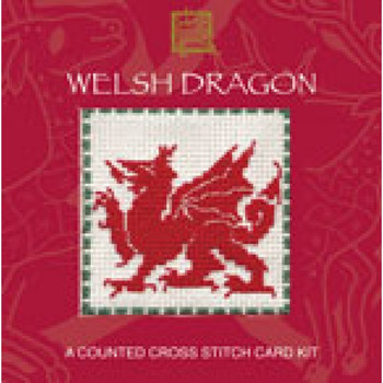 Card Kit Welsh Dragon Textile Heritage Collection WEWD
