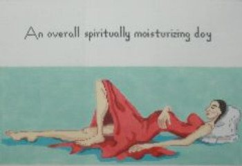 BRS514 Spiritually Moisturizing Day 9 1⁄4” x 14” 18 Mesh Barbara Russell  SKU 42668