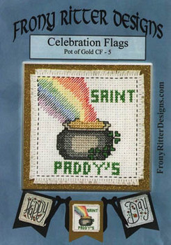 Celebration Flags - Pot Of Gold 43w x 43h Frony Ritter Designs 17-1160  YT