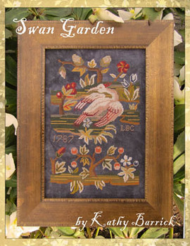 Swan Garden 123 wide x 186 high Kathy Barrick 17-1222
