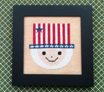 YT Home Decor - July Uncle Sam  55 x 55 by Needle Bling Designs