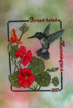 Broad Tailed Hummingbird (2017Commemorative) by Crossed Wing Collection 17-1413 